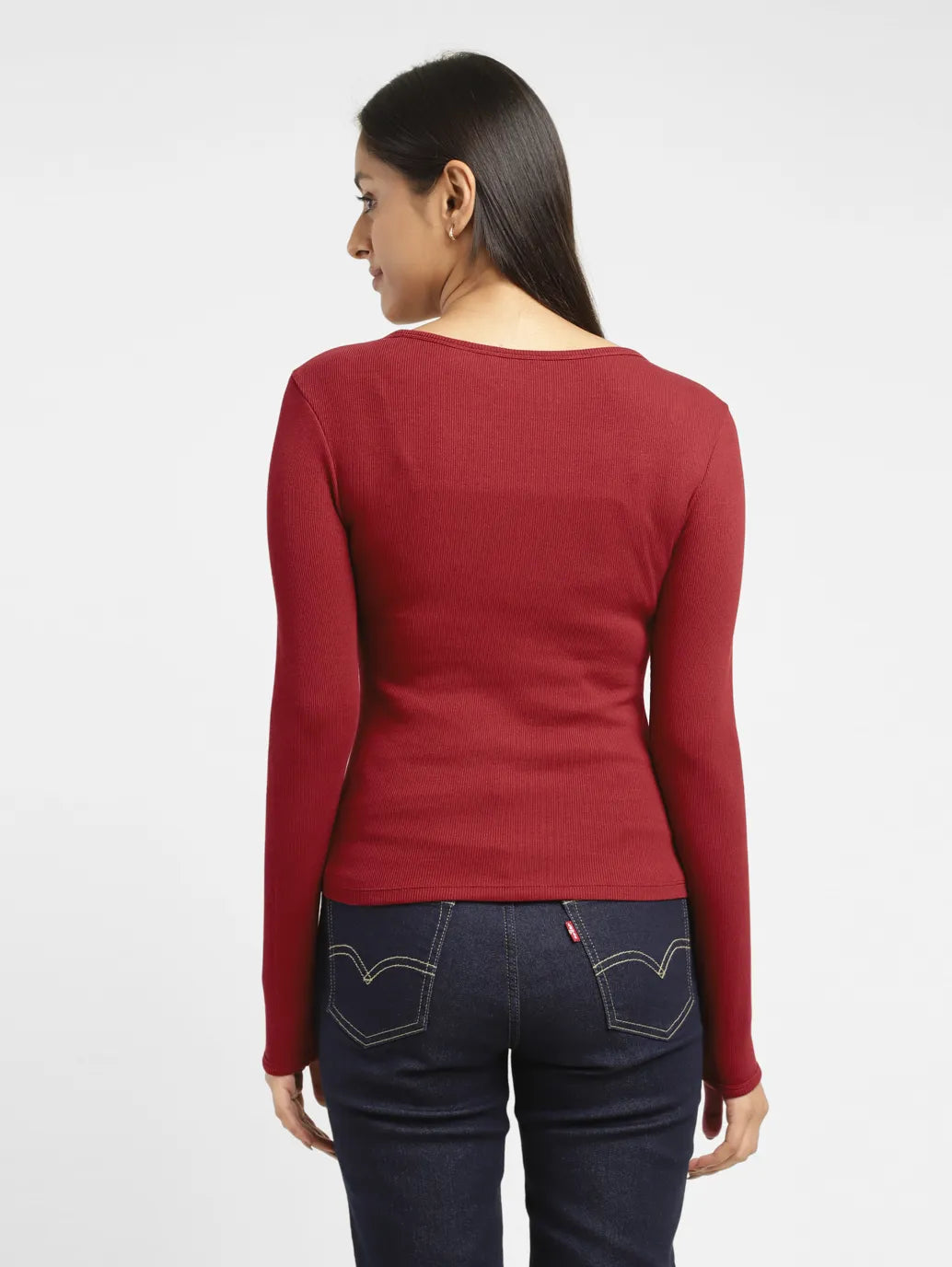 Women's Solid Scoop Neck T-shirt - 581ad03e-823a-4af8-a0c4-72a7a078ea00 View