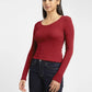 Women's Solid Scoop Neck T-shirt - dd1afbb2-26f2-4b34-96a3-87f4168f5e5a View