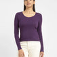 Women's Solid Scoop Neck T-shirt - 3f98bb08-bd4d-4eca-a583-7fa82e041d52 View