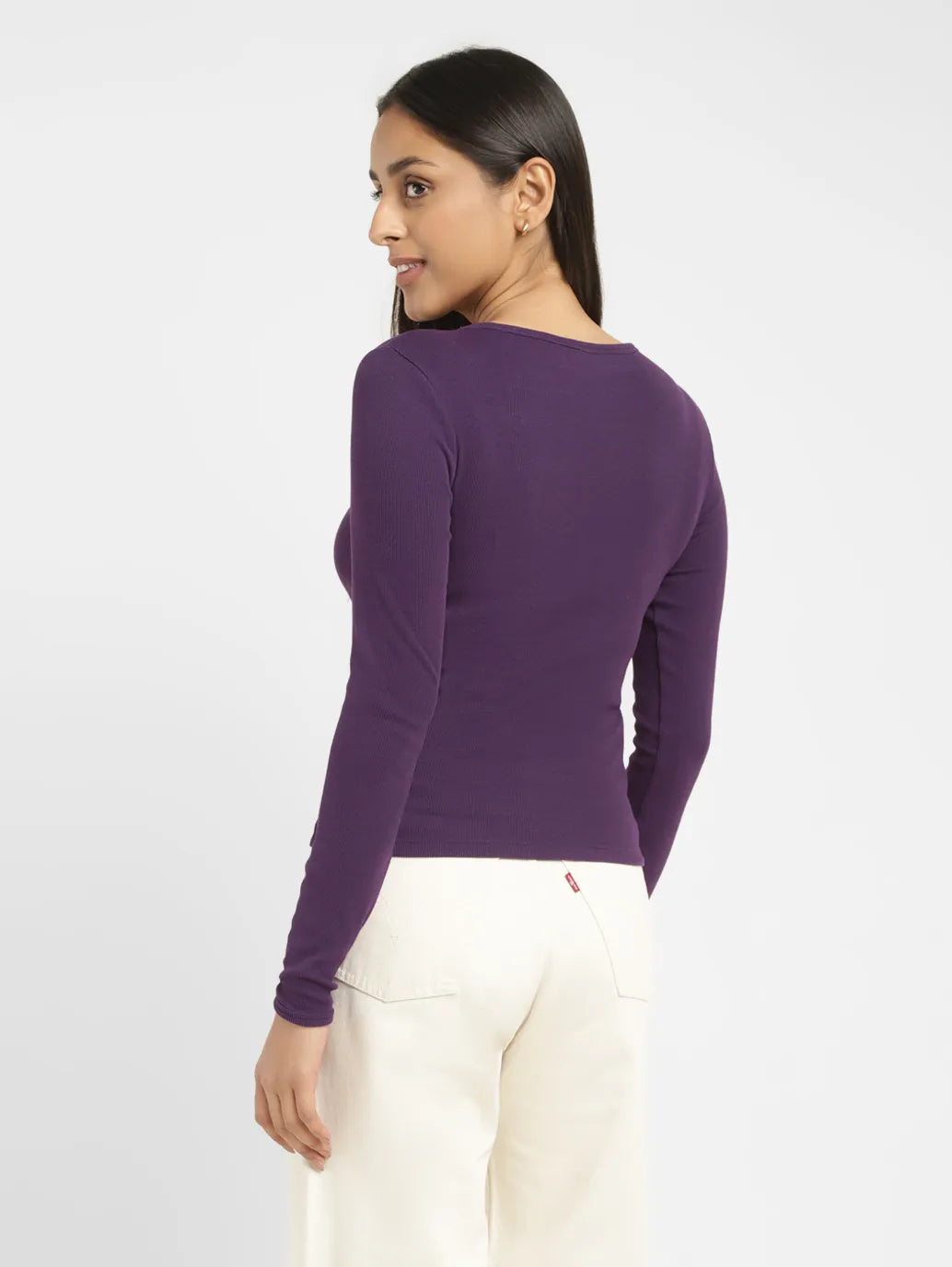 Women's Solid Scoop Neck T-shirt - c2c98de4-d957-4d10-90ae-117839beb619 View