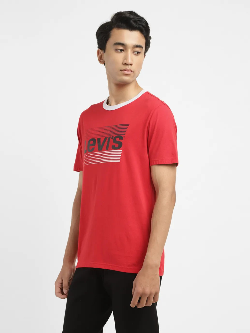 Men's Brand Logo Slim Fit T-shirt - fc5a485b-74ac-4bf2-aa22-df38c34bae3e View