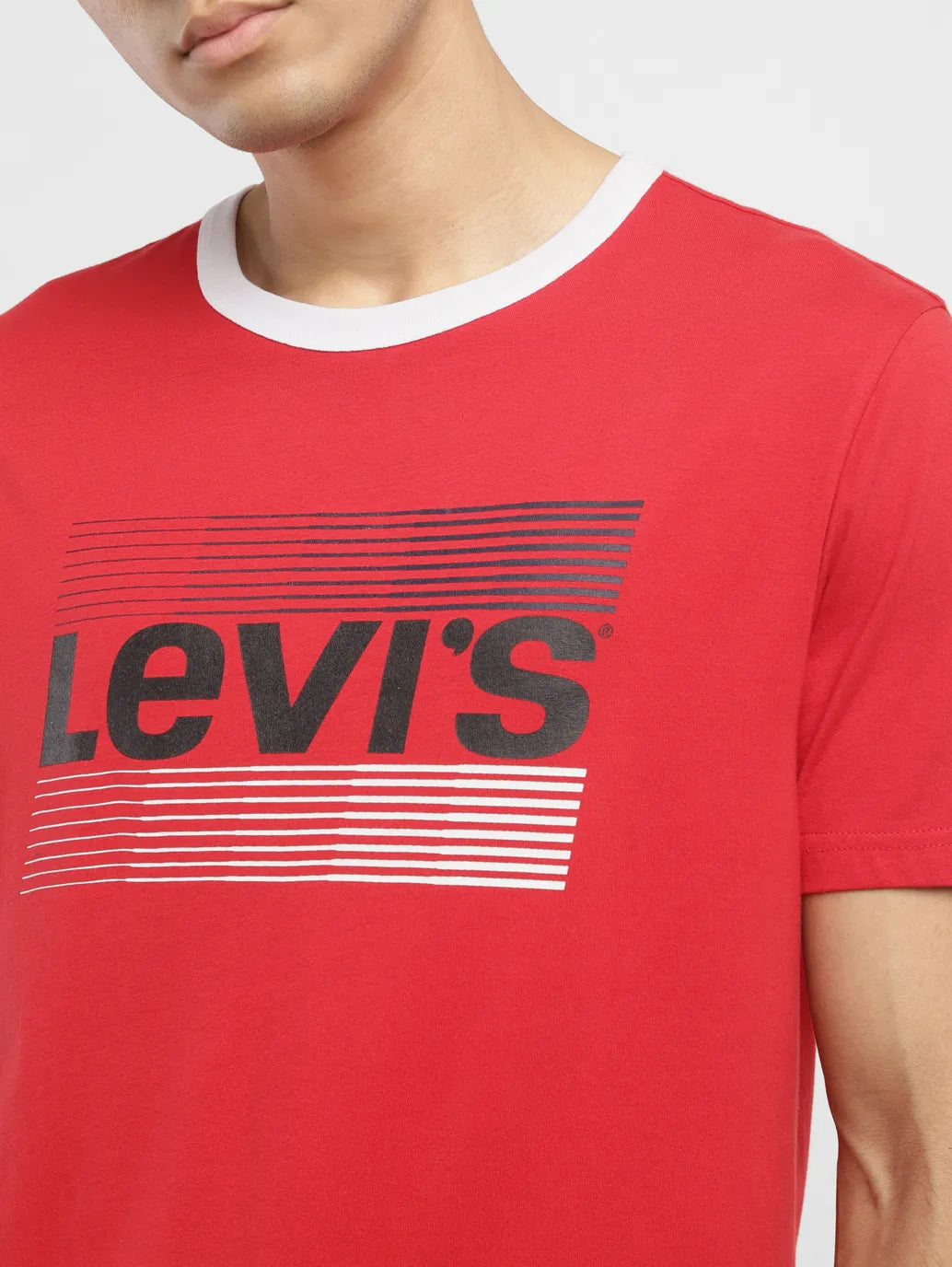 Men's Brand Logo Slim Fit T-shirt - 8cf8b829-3298-4a65-831f-22b1af54768a View
