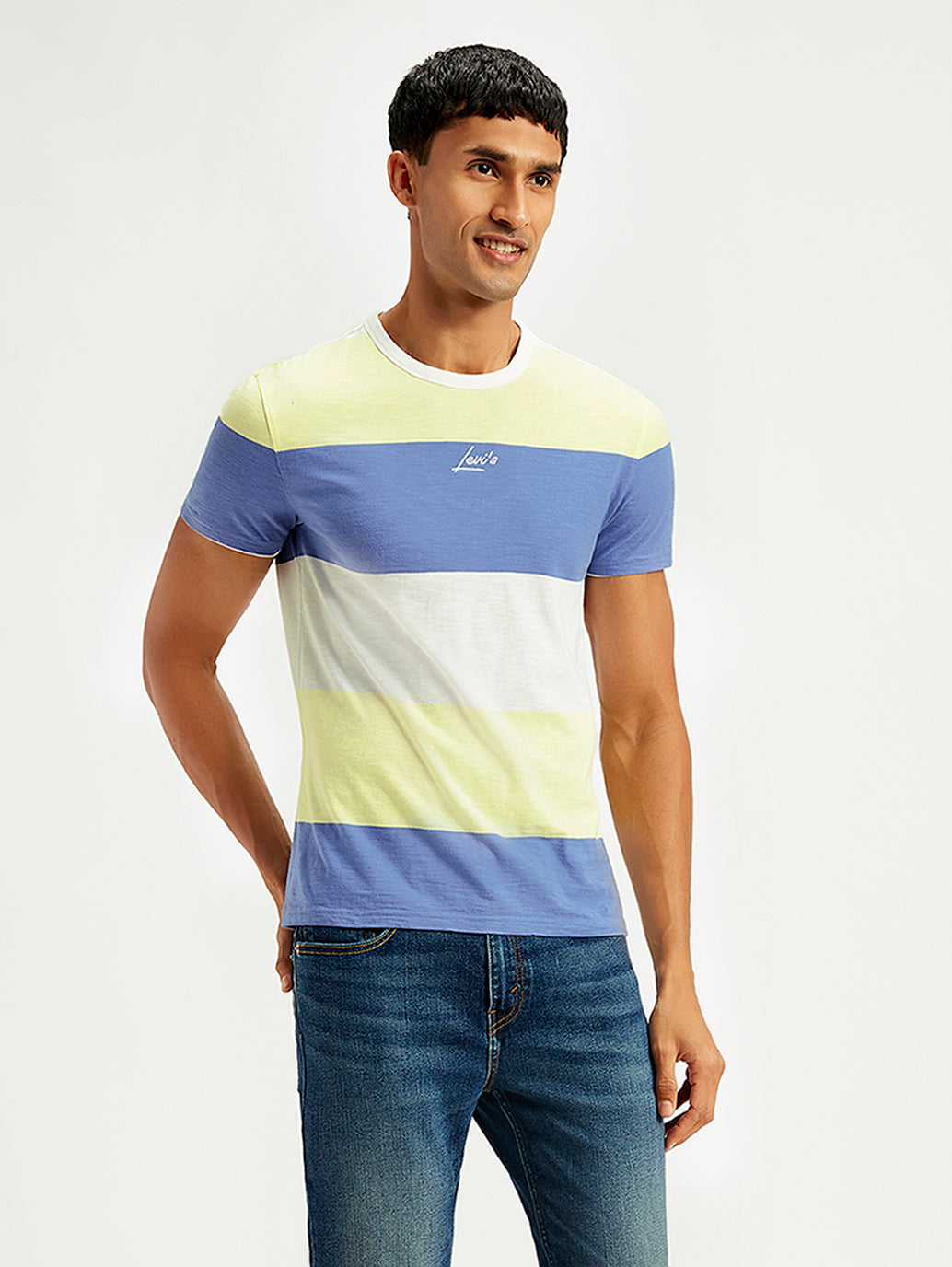 Men's Colorblock Slim Fit T-Shirt