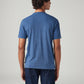 Men's Logo Printed Regular Fit T-Shirt - Back View