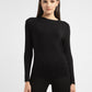 Women's Solid Asymmetrical Neck Top - 87cd535f-d942-48ca-9b8c-4946b07826a8 View