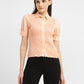 Women's Textured Spread Collar Shirt - 8e309640-f22f-4003-8c70-13053c61f191 View