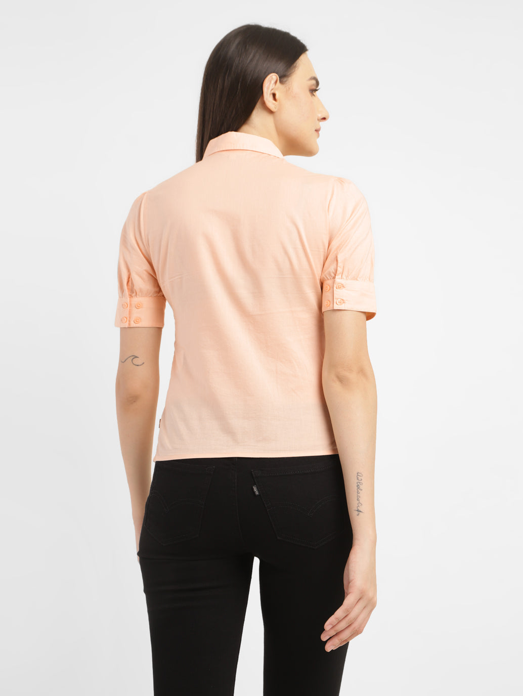 Women's Textured Spread Collar Shirt - c0bc1045-f459-48da-b880-5614950395b9 View