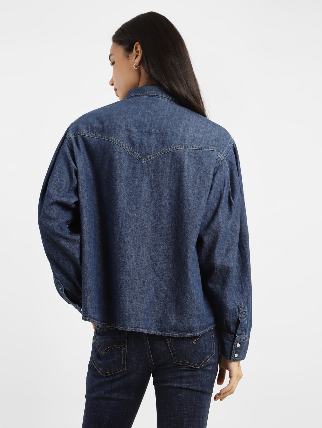 Women's Solid Oversized Shirt - 740e9308-880d-430e-942d-d963abd9a303 View