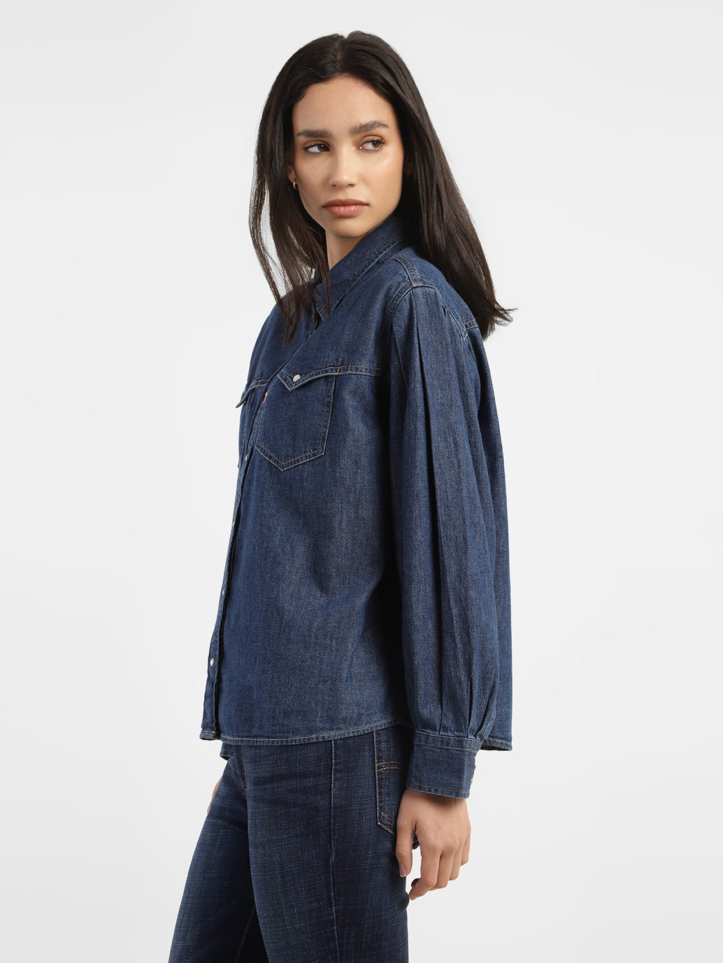 Women's Solid Oversized Shirt - 2a7fb801-4c62-4e41-834c-f71a6f36632e View