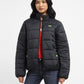 Women's Solid High Neck Quilted Jacket - 2a83fe4a-5bc9-41bf-9048-c8d40ad37ff9 View