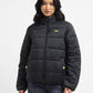 Women's Solid High Neck Quilted Jacket - e831d371-6dc7-42ec-8493-5b7b023ad15f View