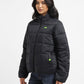 Women's Solid High Neck Quilted Jacket - b59364db-d808-47c5-91df-d4c12f6be25a View