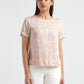 Women's Abstract Round Neck T-shirt - 5c1a6797-02cf-4081-a6a0-65b20015dce1 View