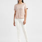 Women's Abstract Round Neck T-shirt - d603c6d9-313d-458e-9011-fe1aa04277ec View