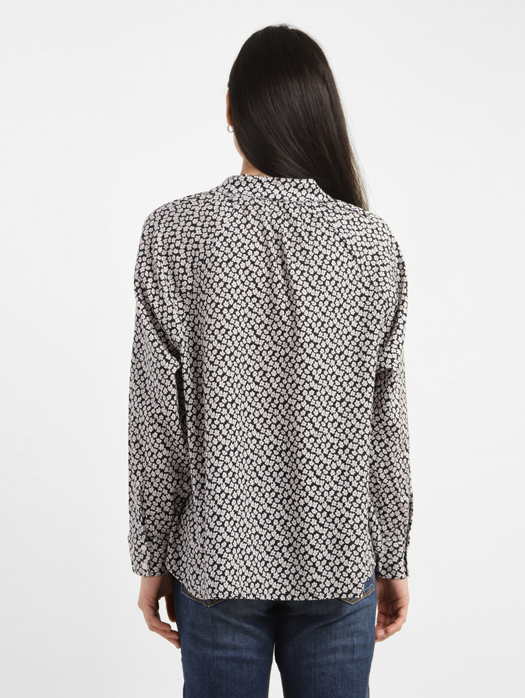 Women's Floral Band Neck Top - 3aa88f09-8ce0-44b6-89e2-fa006dfb5f40 View
