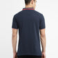 Men's Solid Polo Navy T-shirt - 80e79d6f-e44c-435e-b51d-e51e7b060e64 View