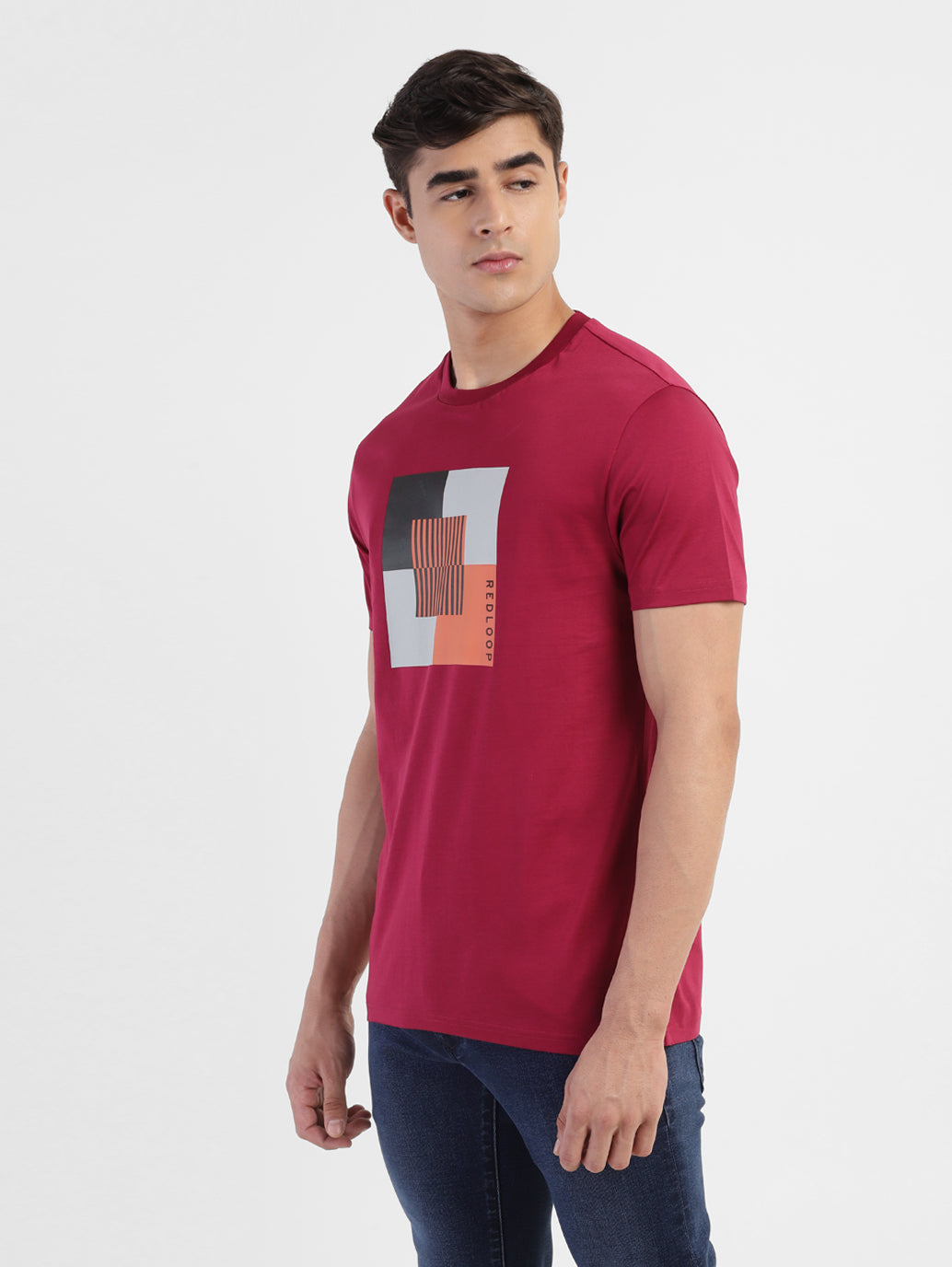 Men Regular Fit Graphics Print T-Shirt - 5d7c797e-74ca-43e3-af5a-4a63915d4b9f View