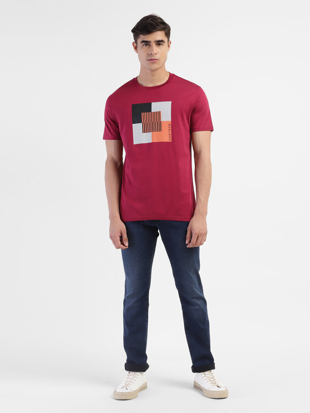 Men Regular Fit Graphics Print T-Shirt - bae28ea5-f3e3-4628-a239-13c96c59061f View