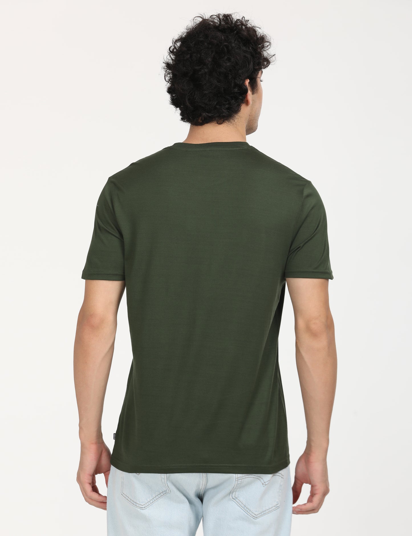 Men's Redloop Graphic Print Slim Fit T-shirt - Back View