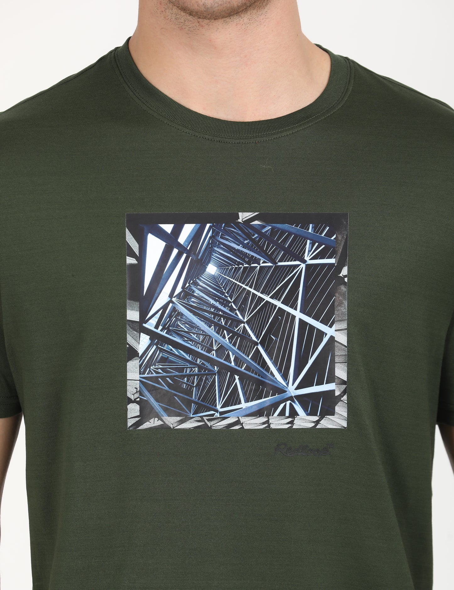 Men's Redloop Graphic Print Slim Fit T-shirt - deatil View