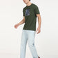 Men's Redloop Graphic Print Slim Fit T-shirt - lifestyle View