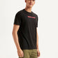 Men's Redloop Typographic Print Slim Fit T-shirt - Side View
