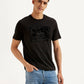 Men's Redloop Typographic Print Slim Fit T-shirt - Styleshot View