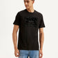 Men's Redloop Typographic Print Slim Fit T-shirt - Front View