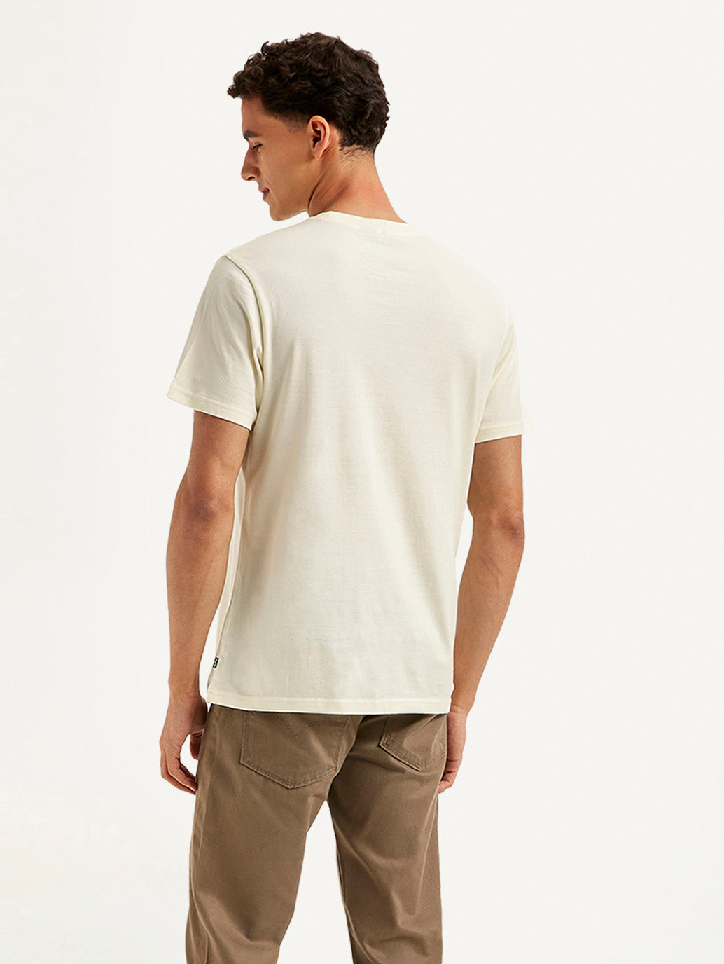 Men's Redloop Graphic Print Slim Fit T-shirt - Back View