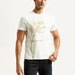 Men's Redloop Floral White Slim Fit T-shirt - Styleshot View