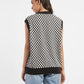 Women's V-Neck Checkered Sweater - bef61e3a-1ef0-48ec-8fb2-a73eb11ae1f9 View