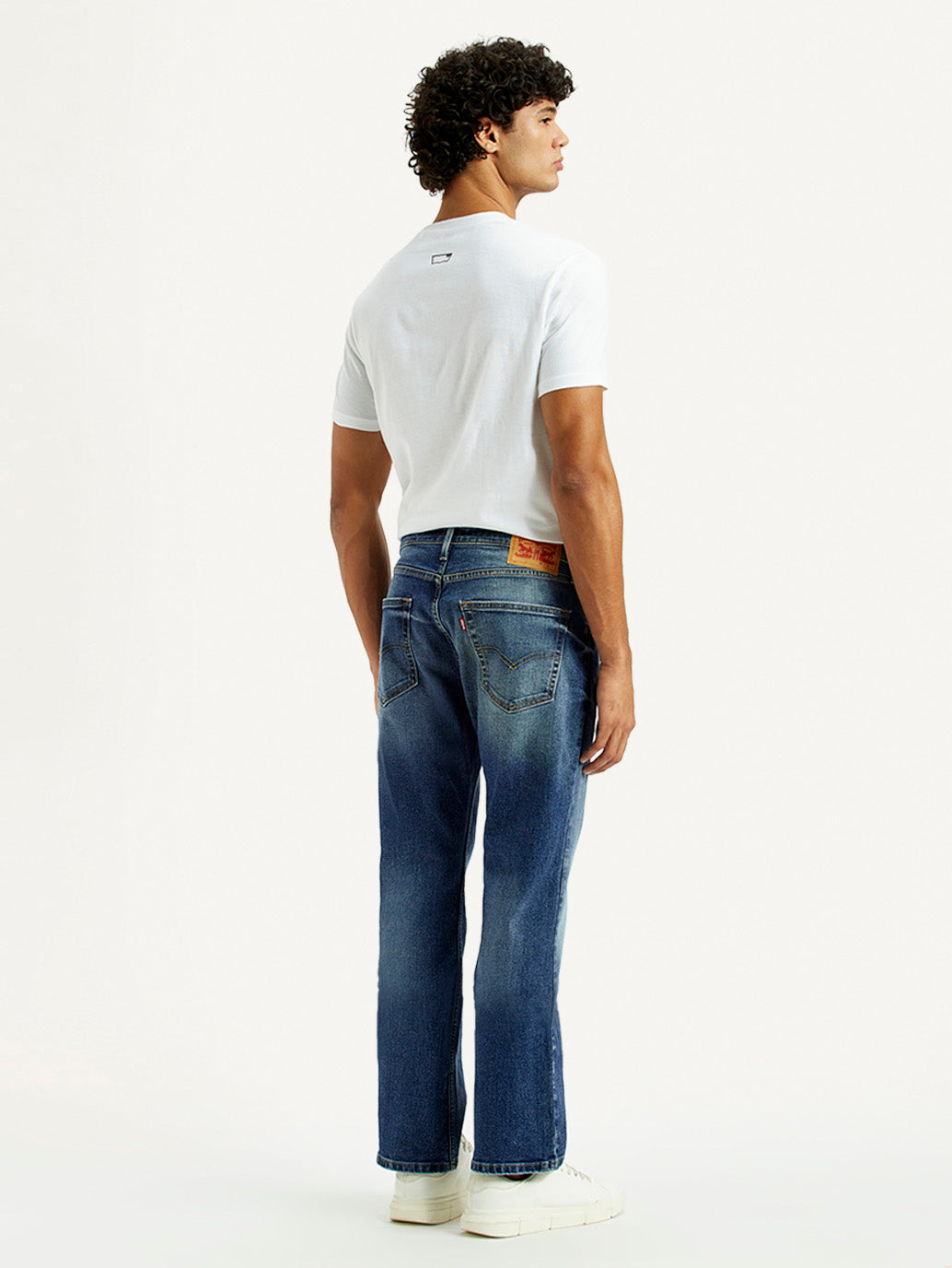 Men's 527 Med Indigo Bootcut Fit Mid Rise Kooltex Jeans - Back View