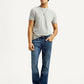 Men's 527 Blue Slim Bootcut Fit Mid Rise Jeans - Styleshot View
