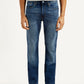 Men's 527 Blue Slim Bootcut Fit Mid Rise Jeans - Front View