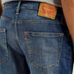 Men's 527 Blue Slim Bootcut Fit Mid Rise Jeans - Detail View