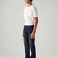 Men's Tinted 527 Navy Bootcut Mid Rise Jeans - Side View
