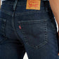 Men's 527 Dark Blue Slim Bootcut Fit Mid Rise Jeans - Detail View