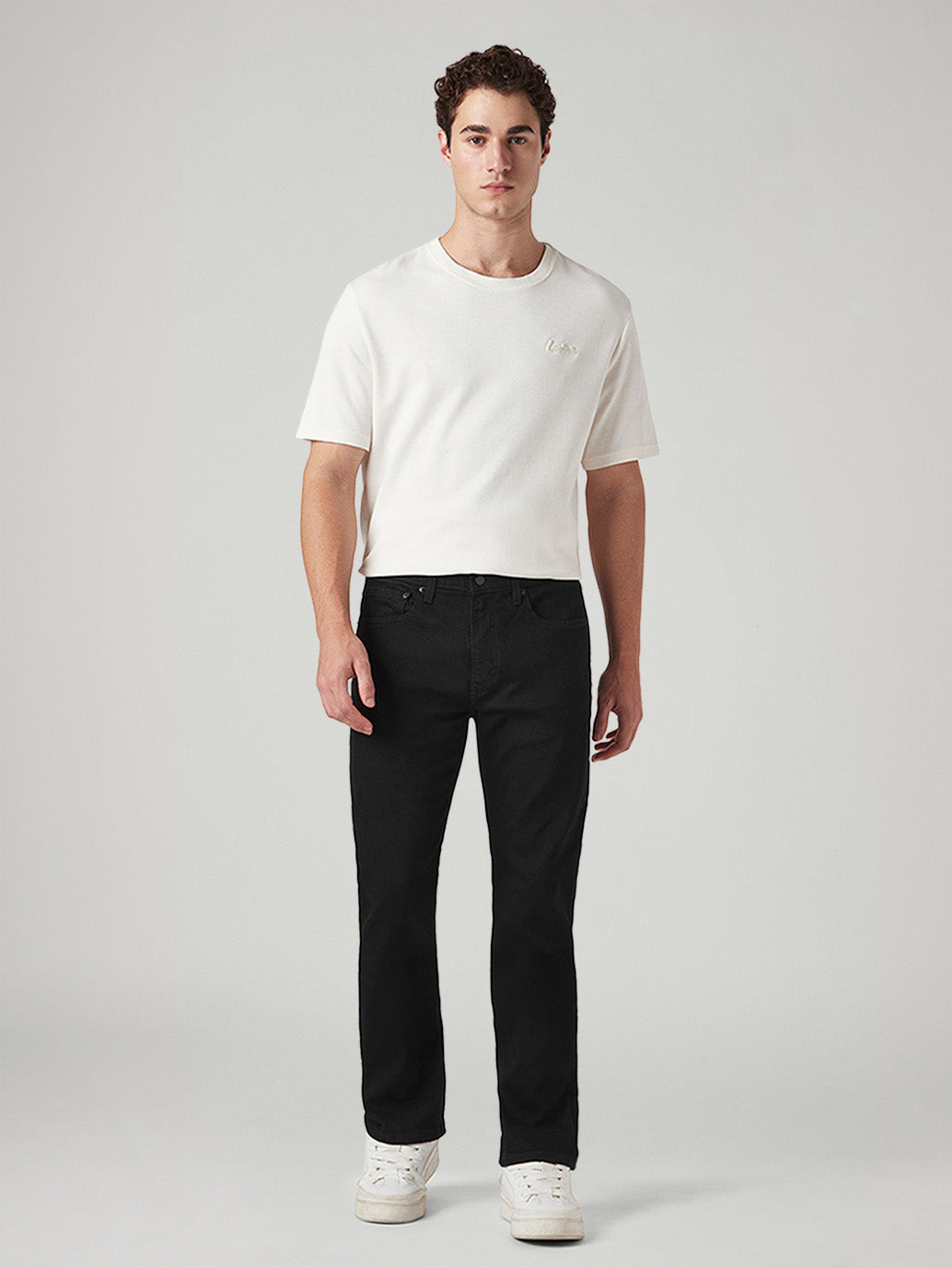 Mens 527 Mid Rise Bootcut Fit Cotton Stretch Blend Jeans