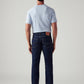 Men's 527 Dark Blue Bootcut Fit Mid Rise Jeans - Back View