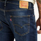 Men's 527 Dark Blue Bootcut Fit Hyper Stretch Jeans - Detail View