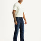 Men's 527 Dark Blue Bootcut Fit Hyper Stretch Jeans - Side View