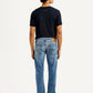 Men's 527 Blue Slim Bootcut Fit Mid Rise Jeans - Back View