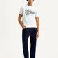 Men's 541 Navy Blue Athletic Tapered Fit Mid Rise Jeans - Styleshot View