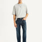 Men's 541 Dark Blue Athletic Tapered Fit Mid Rise Jeans - Styleshot View