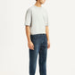 Men's 541 Dark Blue Athletic Tapered Fit Mid Rise Jeans - Side View