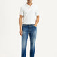 Men's 541 Blue Regular Tapered Fit Mid Rise Jeans - Front View