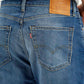 Men's 541 Blue Regular Tapered Fit Mid Rise Jeans - Detail View