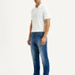 Men's 541 Blue Regular Tapered Fit Mid Rise Jeans - Side View