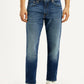 Men's 541 Blue Regular Tapered Fit Mid Rise Jeans - Front View