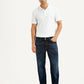 Men's 541 Dark Blue Regular Tapered Fit Mid Rise Jeans - Front View